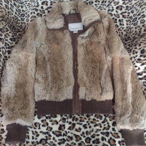 Wilson's Leather Maxima Genuine Rabbit Fur Coat - Size M